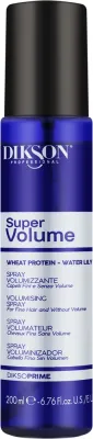 Лак-спрей для объёма тонких волос Dikson Super Volume Spray с гиалуроновой кислотой и алоэ, 200 мл