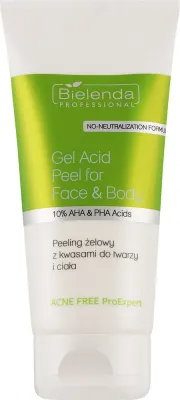 Bielenda Professional Acne Free Pro Expert гелевый кислотный пилинг для лица и тела 150 мл