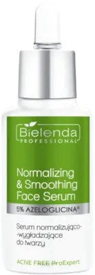Сыворотка для лица Bielenda Professional Acne Free нормализующая разглаживающая с ниацинамидом и цинком 30 мл