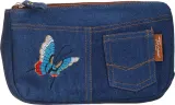 Косметичка Top Choice Motifs 94750 синяя с бабочкой 25х14,5х7 см — фото 1