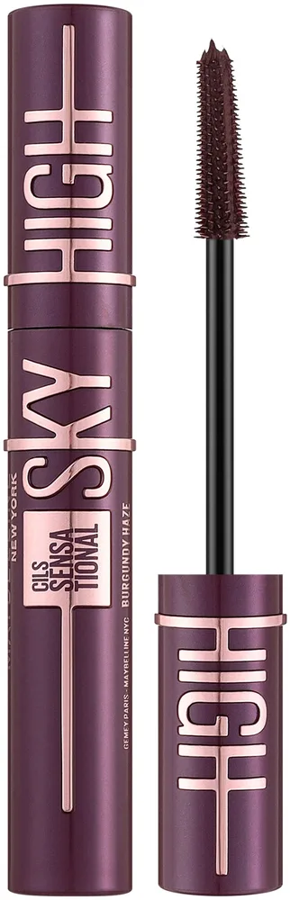 Maybelline New York Tusz wydłużający i zwiększający objętość rzęs - Тушь для ресниц Maybelline Lash Sensational Sky High Burgundy Haze