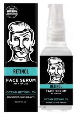 Вечерняя сыворотка для лица BarberPro Retinol с океаническим ретинолом 30 мл