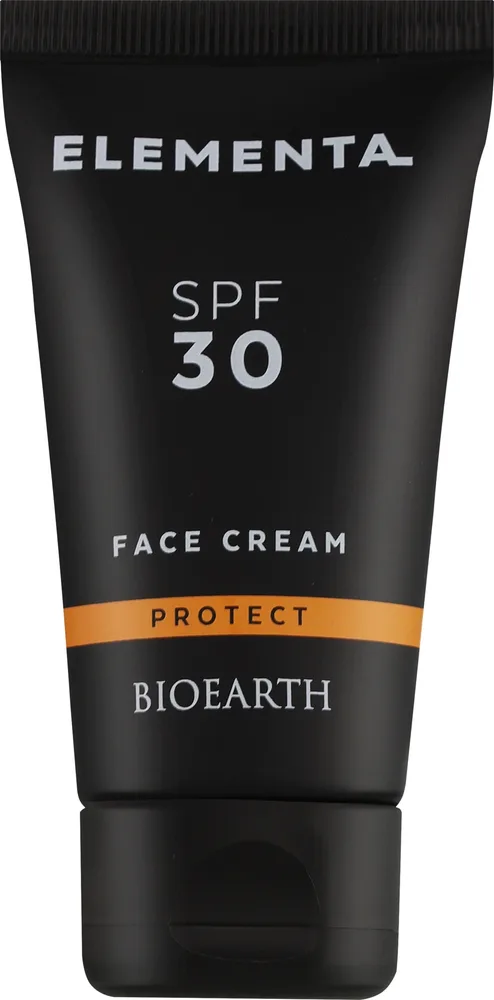 Крем для лица Bioearth Elementa SPF 30 защитный для всех типов кожи 50 мл