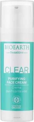 Крем для лица Bioearth Sensitive Clear Purifying очищающий для комбинированной кожи 50 мл