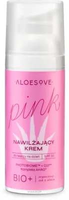 Крем для лица Aloesove Pink увлажняющий SPF30 с витамином C 50 мл