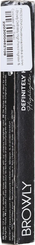 Карандаш для бровей Browly Definitely High Pencil