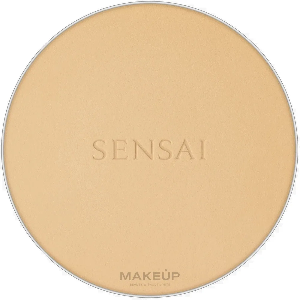 Пудра для лица Sensai Total Finish Refill SPF 10 компактная, сменный блок, 11 г, оттенок TF 202