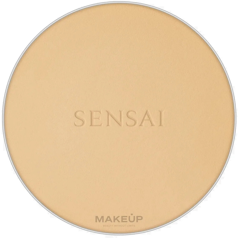 Пудра для лица Sensai Total Finish Refill SPF 10 компактная, сменный блок, 11 г, оттенок TF 203