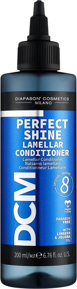 Ламеллярный кондиционер для блеска волос DCM Perfect Shine Lamellar Conditioner 200 мл