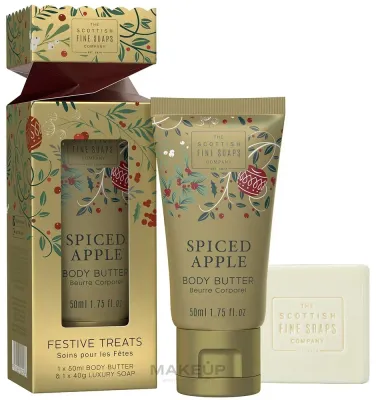 Набор для ухода за телом Scottish Fine Soaps Spiced Apple Festive Treats масло для тела 50 мл и мыло 40 г
