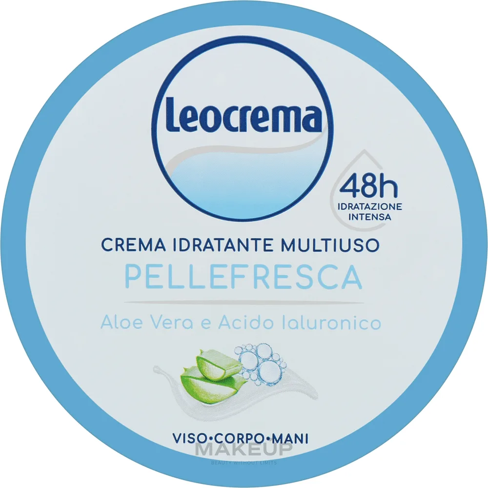 Крем для лица, тела и рук Leocrema с алоэ и гиалуроновой кислотой 150 мл или 300 мл