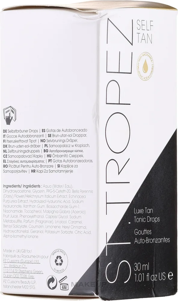 St. Tropez PRZECENA! Samoopalające serum do twarzy - Автозагар-сыворотка для лица St.Tropez Self Tan Luxe Glow Drops 30 мл