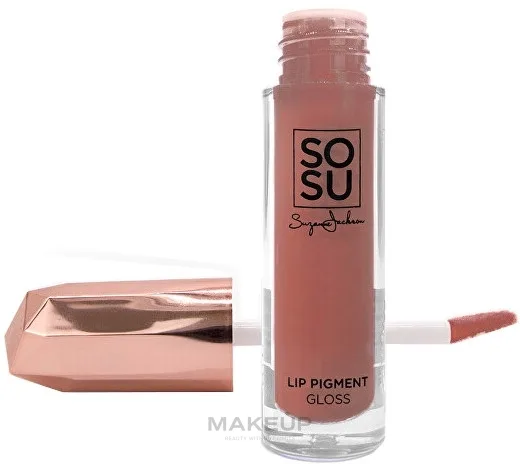 Sosu by SJ Błyszczyk do ust - Блеск для губ Sosu Cosmetics Let Them Talk Lip Pigment Gloss пигментированный, с кремовой текстурой, 3,7 мл, оттенок Birthday Suit
