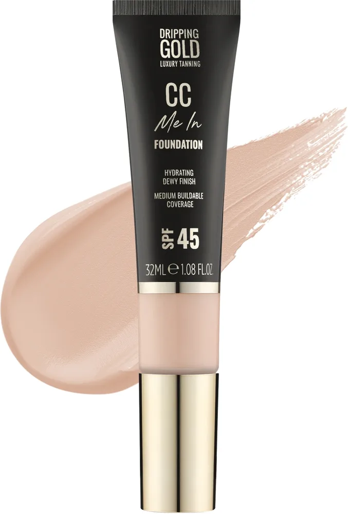 Sosu by SJ Podkład w płynie - Тональный флюид Sosu Dripping Gold CC Me In Foundation SPF 45 увлажняющий, 32 мл, оттенок 00 - Vanilla