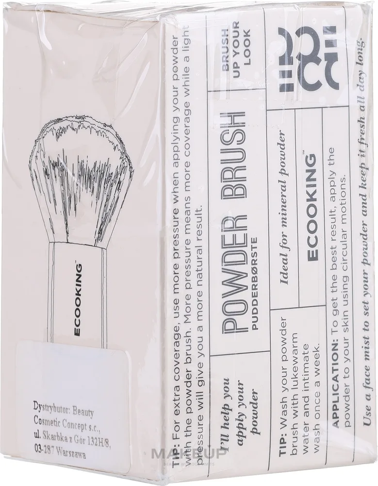 Кисть для пудры Ecooking Powder Brush для минеральной пудры