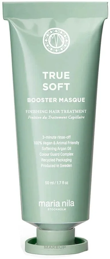 Увлажняющая экспресс-маска для волос Maria Nila True Soft Booster для сухих волос, масло ши, масло моринги, экстракт бамбука, 50 мл