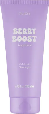 Гель для душа Pupa Berry Boost с фруктовым ароматом ягод, груши и розы, 200 мл