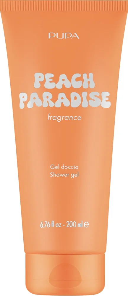 Гель для душа Pupa Peach Paradise с ароматом персика и цветов, 200 мл