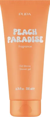 Гель для душа Pupa Peach Paradise с ароматом персика и цветов, 200 мл