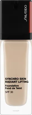 Тональная основа Shiseido Synchro Skin Radiant Lifting SPF 30 с эффектом лифтинга сияющая, 30 мл