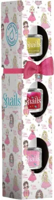 Набор детских лаков для ногтей Snails Mini Little Princess 3 оттенка по 5 мл на водной основе