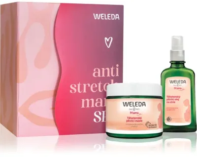 Набор Weleda Mama масло-баттер для тела 150 мл и масло для тела с дозатором 100 мл