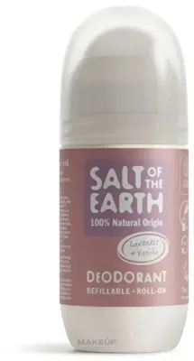 Натуральный минеральный дезодорант-ролик Salt of the Earth лаванда и ваниль