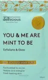 Delhicious Peeling do ciała z miętą - Скраб для тела с мятой и чёрным чаем You & Me Are Mint To Be 100 г — фото 1