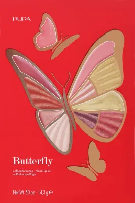 Палетка теней для век Pupa Butterfly с дизайном бабочки