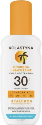 Спрей для тела Kolastyna эмульсия для загара SPF 30 с морковным маслом