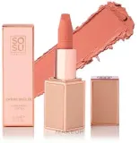 Помада для губ Sosu by SJ Satin Finish Lipstick стойкая, с сатиновым финишем, 3,2 г, оттенок Creme Brulee — фото 1