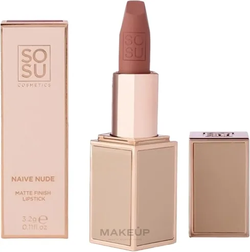 Помада для губ Sosu by SJ Matte Finish Lipstick стойкая, с матовым финишем, 3,2 г, оттенок Vengeance
