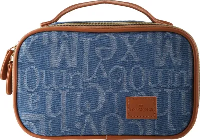 Косметичка Top Choice Cosmetic Bag Jeans 99359 женская в джинсовом стиле 21,5х13 см