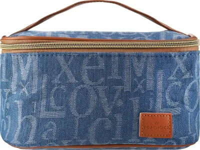 Косметичка Top Choice Cosmetic Bag Jeans 99373 женская в джинсовом стиле
