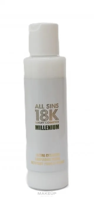 All Sins 18k Millenium очищающее молочко для лица с оливковым маслом золотом и AHA