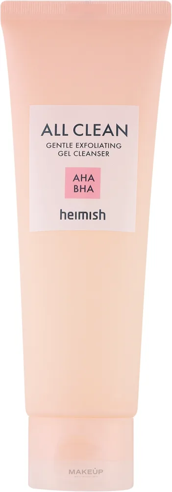 Отшелушивающий гель для лица Heimish All Clean Gentle Exfoliating Gel Cleanser с AHA и BHA, 130 мл