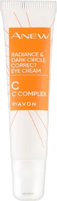 Крем для области вокруг глаз Avon Anew Radiance & Dark Circle Correct со скваланом и маслом ши для сияния 15 мл