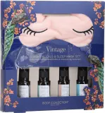 Набор Technic Cosmetics Vintage эфирное масло лаванды 8 мл масло мяты 8 мл маска для сна и другие средства — фото 3
