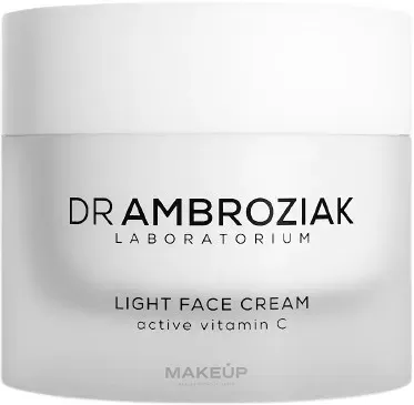 Dr Ambroziak Laboratorium Nawilżający krem na dzień z witaminą C - Крем для лица Dr Ambroziak Light дневной с витамином C 50 мл