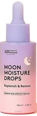 Масло для лица Delhicious Moon Moisture Drops ночное для сухой кожи 40 мл