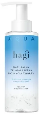 Натуральный гель-желешка для мытья лица Hagi Aqua Zone с ксилитолом и рисовым протеином, 150 мл