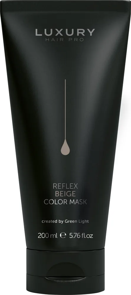 Маска для волос Green Light Luxury Hair Pro Reflex Color Mask тонирующая, для окрашенных волос, 200 мл, оттенок Beige