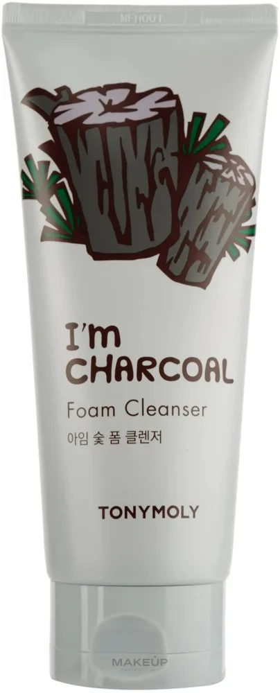 Пенка для умывания Tony Moly I'm Charcoal Foam Cleanser с углём, для жирной кожи, 180 мл