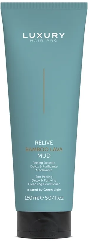 Маска для кожи головы Green Light Luxury Hair Pro Relive Bamboo Lava Mud детокс, с бамбуковым углём, 150 мл