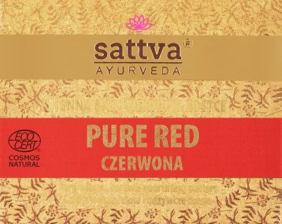 Хна для волос Sattva Ayurveda Henna Bar Pure Red натуральная красная в брикете 240 г