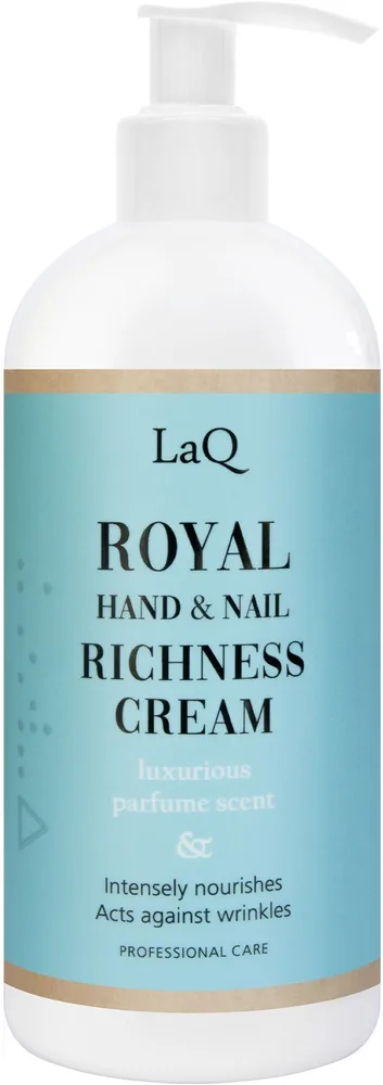 Крем для рук и ногтей LaQ Royal Richness питательный с маслом ши и маслом малины 300 мл