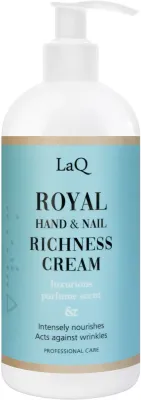 Крем для рук и ногтей LaQ Royal Richness питательный с маслом ши и маслом малины 300 мл