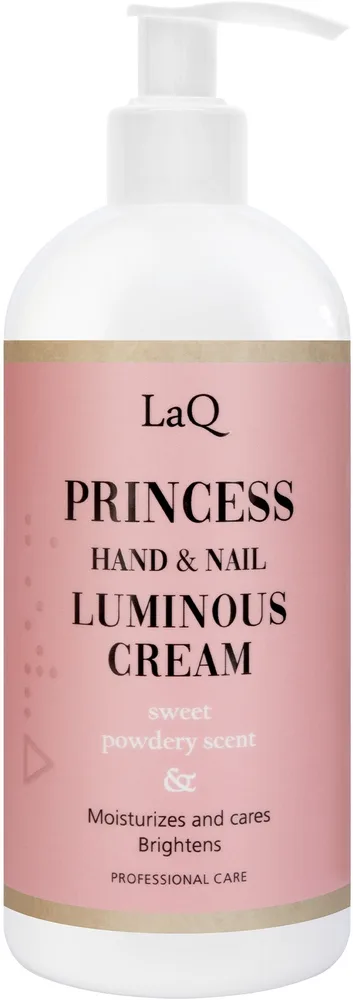 Крем для рук и ногтей LaQ Princess увлажняющий с коэнзимом Q10 и гиалуроновой кислотой 300 мл