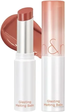 Оттеночный бальзам для губ Rom&nd Glasting Melting с блеском, оттенок 05 - Nougat Sand