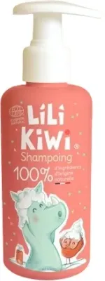 Шампунь Lilikiwi Extra Gentle детский, натуральный, с эритритолом, без слёз, аромат клубники, 150 мл, Франция